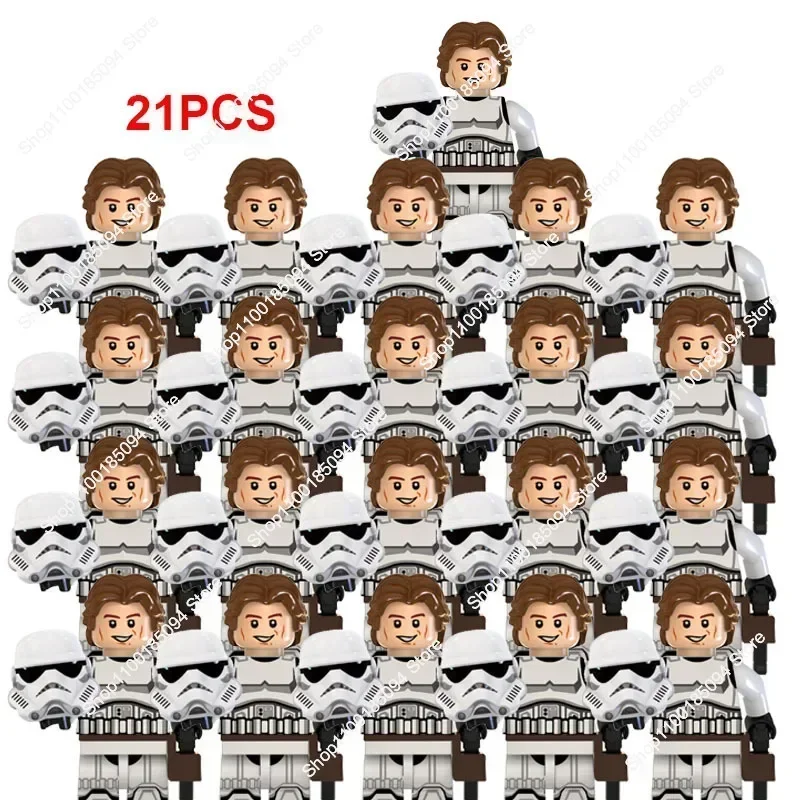 Горячие игрушки строительные блоки 21 шт. скидка 501st Wars клон легион командир Ganch Stone