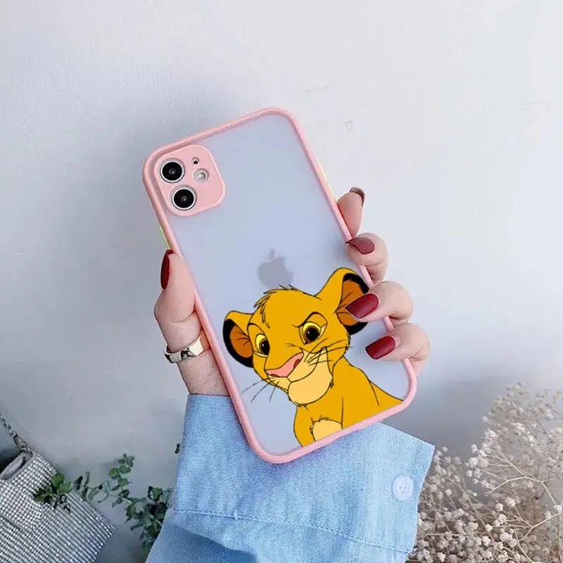 Чехол для телефона Hakuna Matata с симбой Король Лев iphone 13 12 11 Pro Max Mini XS 8 7 Plus X XR