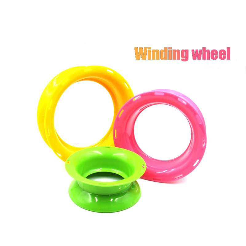 

Winding Reel Fishing Line Coiling Plate Plastic Handle Wire Winding Circular Main Coil Board Winding Storage Feeders Gear