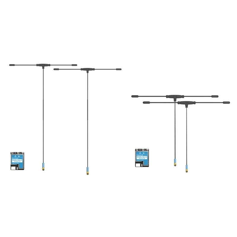 Приемник разнесенных сигналов ELRS 900 МГц 500 МВт приемник с двойной антенной для FPV