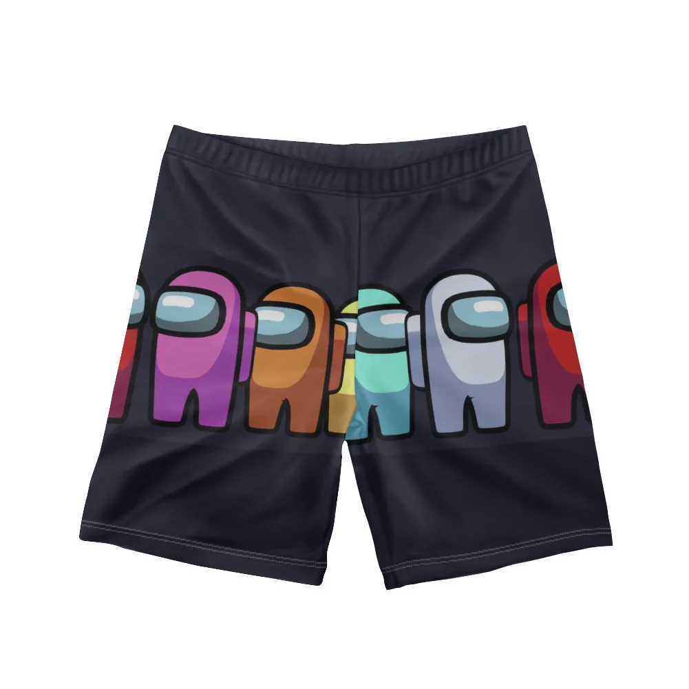 

HYCOOL Hot Game Among Us Pattern Summer Shorts Children's Short Swimming Trunks Pants Teenager Boy Thin Casual Pants Swimwear