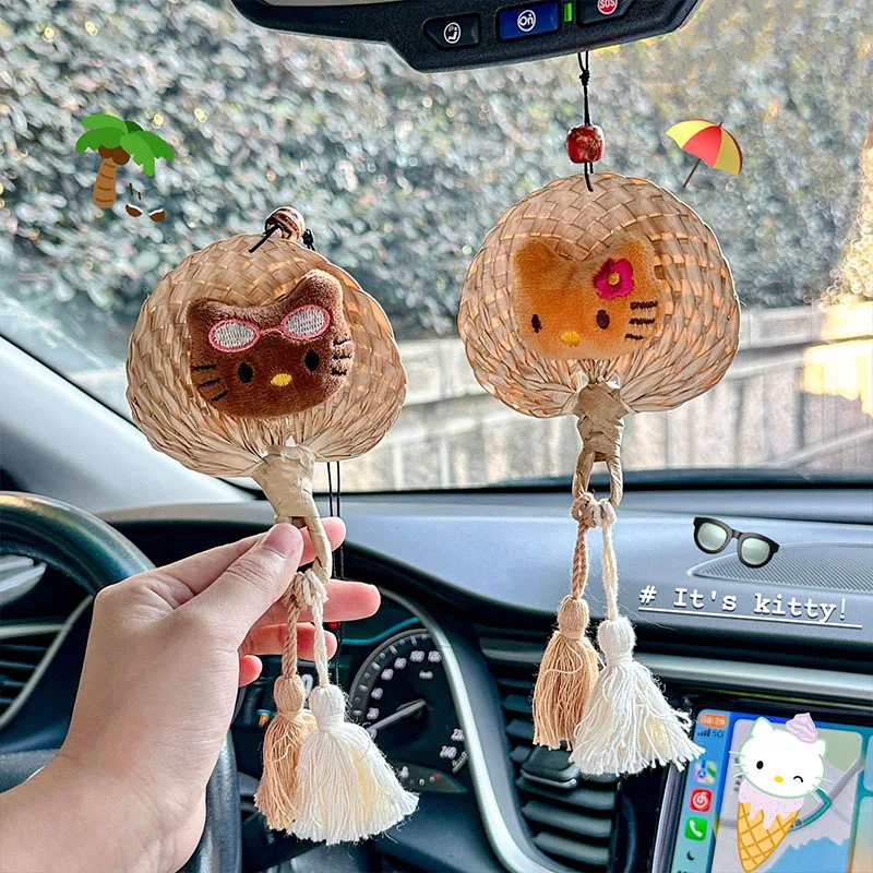 Модный кулон в стиле аниме Hello Kitty из мультфильма Pufan праздничный стильный виде