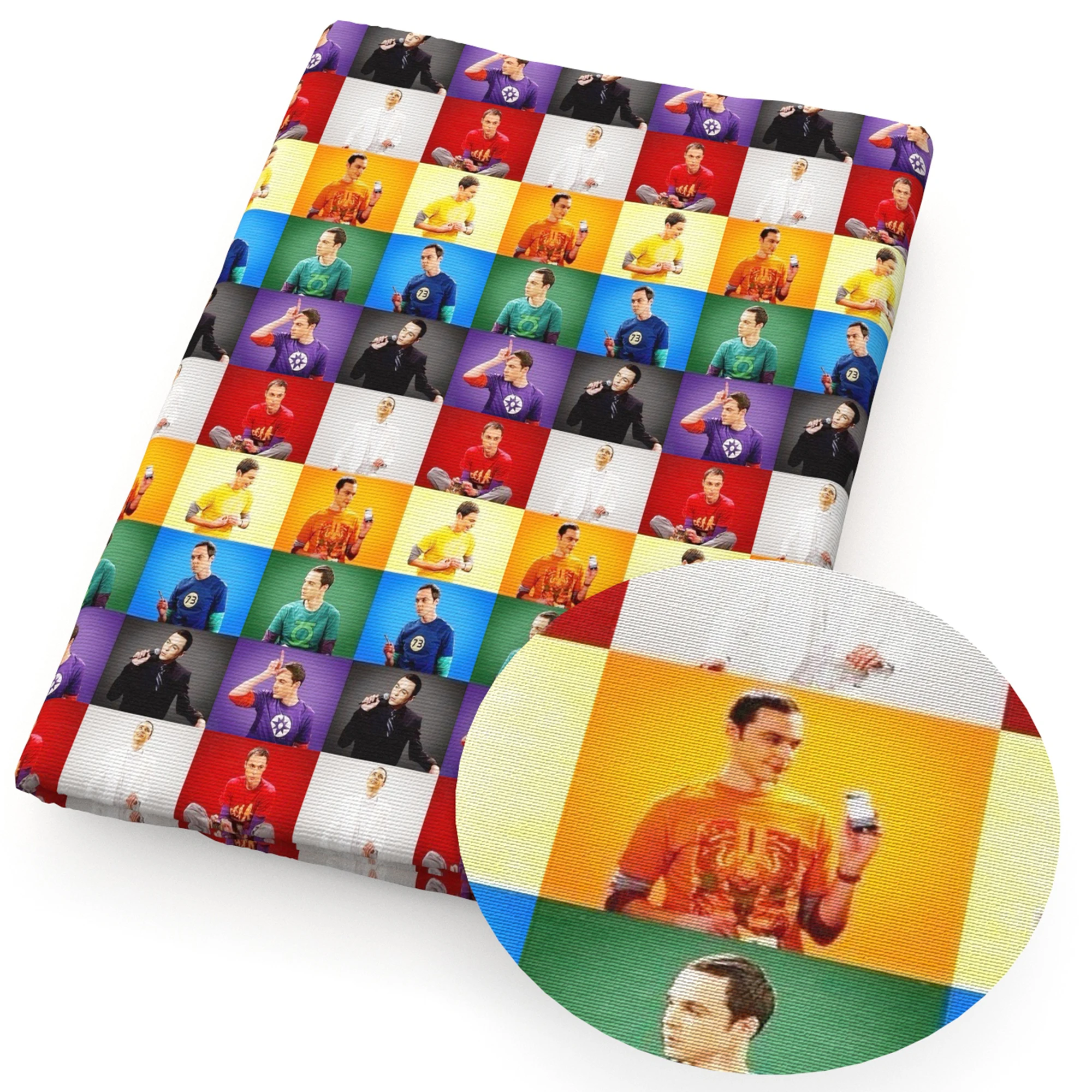 50*145 см мультяшная птица пэчворк Полиэстер хлопчатобумажная ткань для шитья