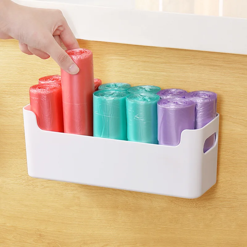1/2 Упаковки Настенная Кухонная Полка Для Хранения Пластиковый Органайзер С