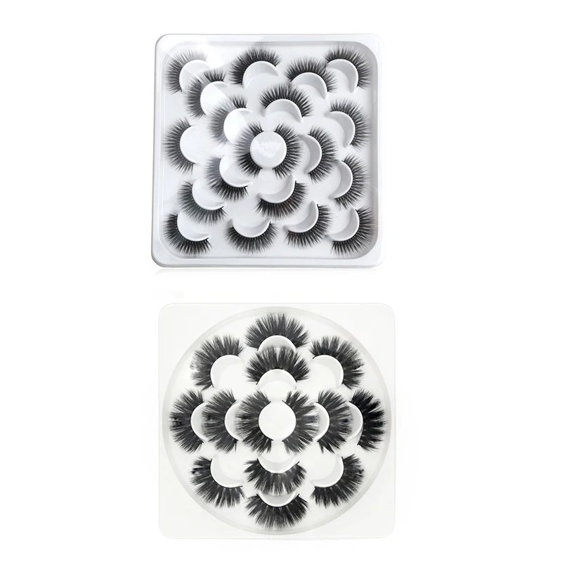 

3D Wispies False Eyelashes Dramatic Lashes Bulk Extensions With Volume For Girl/Men Makeup Handmade Soft Eyelash