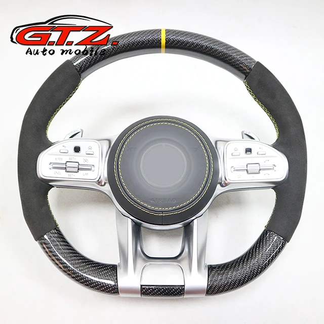 

FOR Benz GLA -class CLA200 GLA260 GLA300 old model to new A MG carbon fider steering wheel Customized