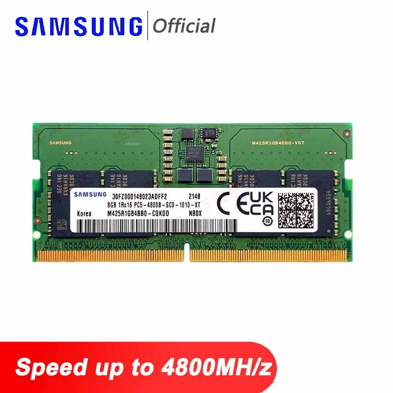 Память Samsung DDR5 для ноутбука, 8 ГБ, 16 ГБ, 32 ГБ, 4800 МГц