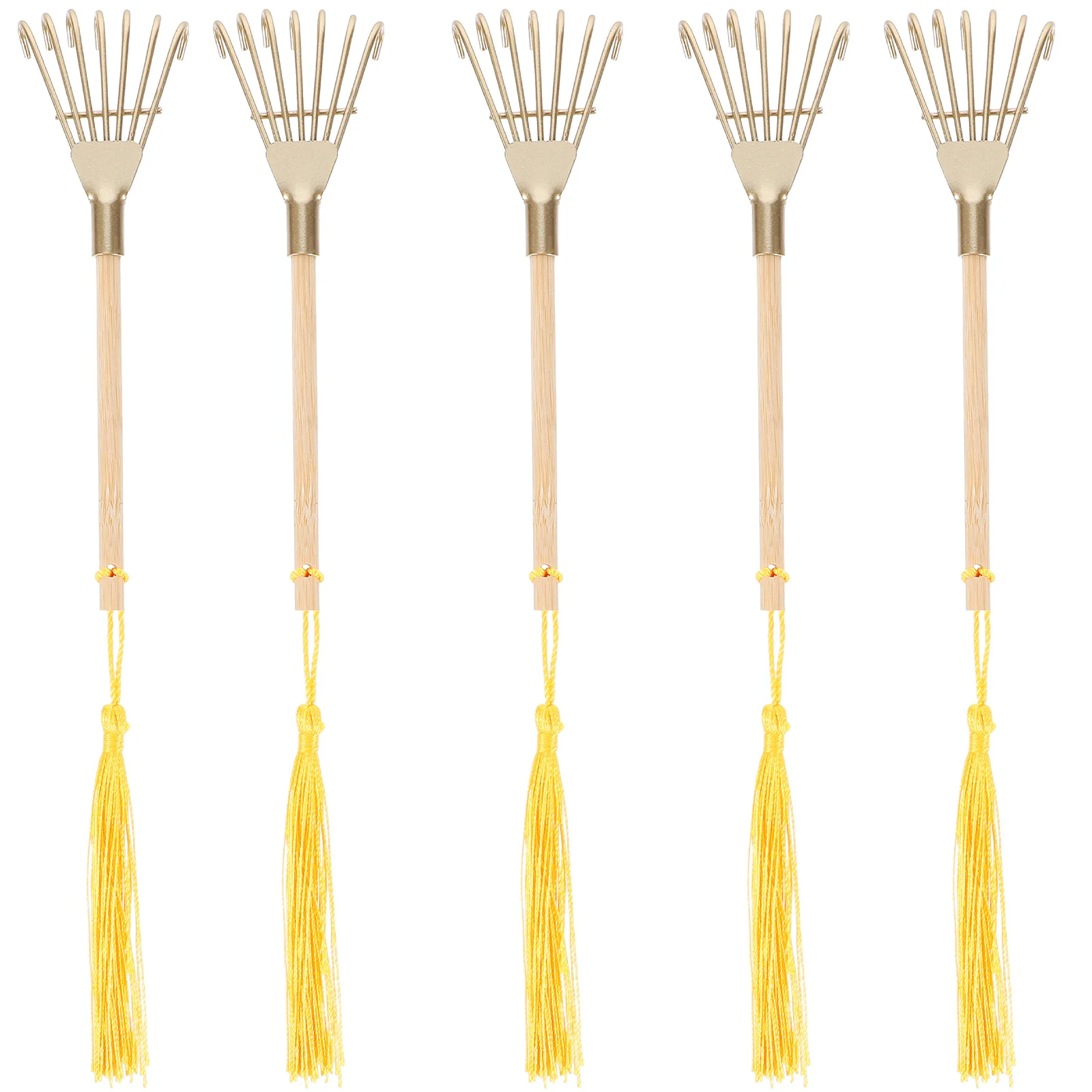 

5 Pcs Small House Decor Tools Mini Scenery Accessories Iron Zen Rake Ash Crafts