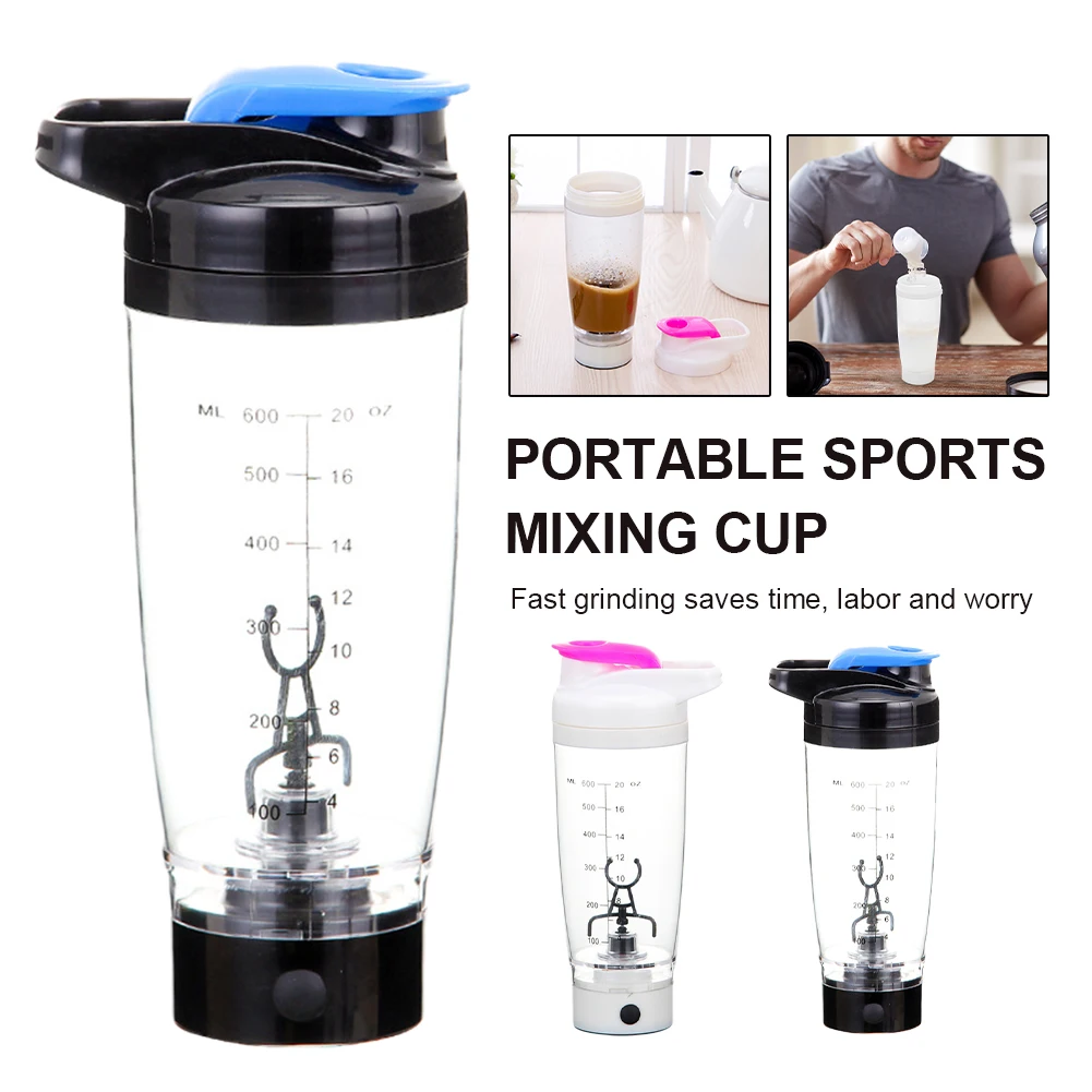 

Electric Shaker Bottle Leak-Proof Powerful Mixer Water bottle Automatic Mixing Cup Milk Coffee Blender water bottle free shippin