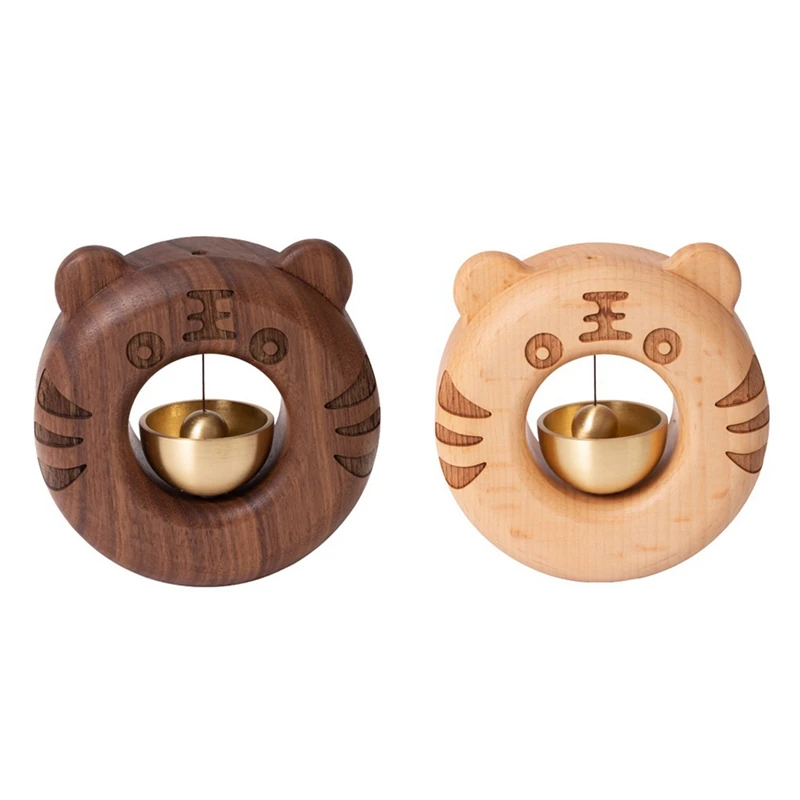 

Tiger-Shaped Bell Doorbell Ornaments Decorative Doorbell Wind Chimes Fridge Personalized Gift Cute Room Decor