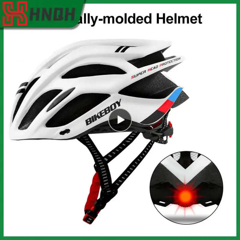 

Bicycle Helmet Comfortable Gradient Bike Cap Withlight Lightweight Cycling Helmets Cycling Cycling Equipment High-quality