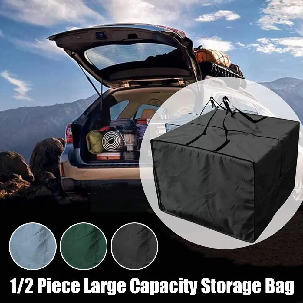 

Square Cushion Storage Bag Outdoor Garden Furniture Seat Zipper Pad Resistant With Cover Case Protective Water Carrying 81* E1V5