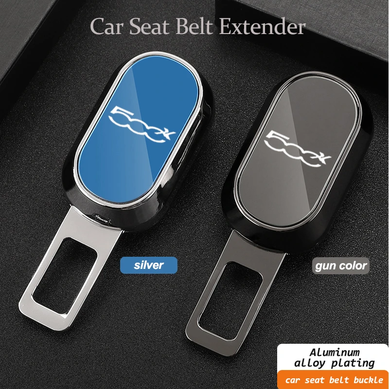 

Zinc Alloy Car Safety Buckle Extended Silencer Extended Buckle Plug For FIAT 500X Panda Bravo Punto Tipo Car Accessories