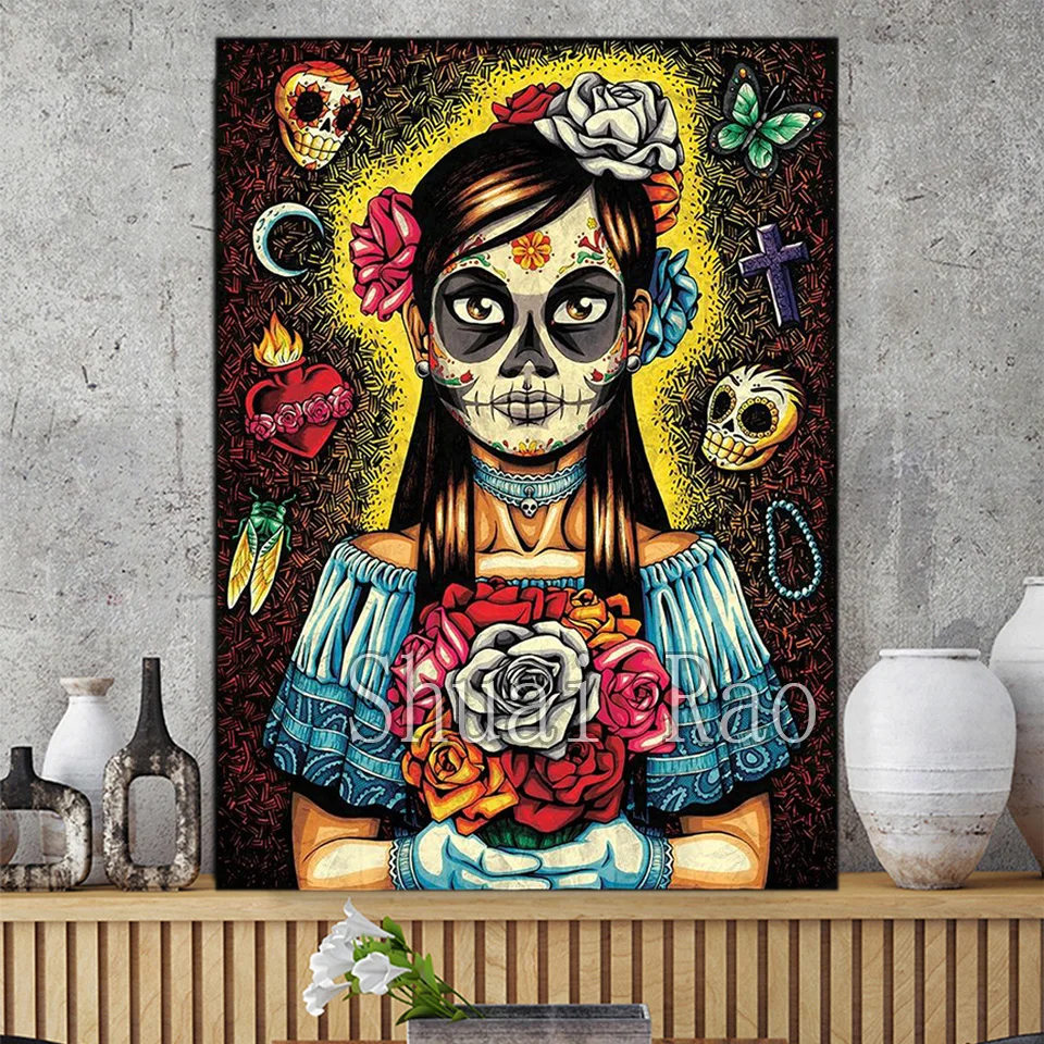 5D сделай сам квадратная/круглая алмазная живопись акварель Бигль собака вышивка