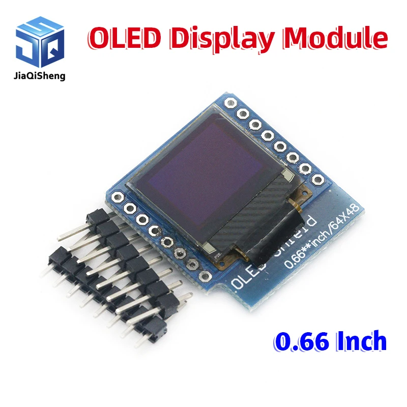 Модуль органического светодиода 0 66 дюйма для WEMOS D1 MINI ESP32 модуль Arduino AVR STM32 64x48