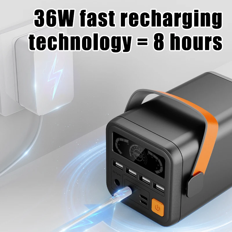 

New High Capacity Power Bank 60000mAh 36W Fast Charging External Battery For Portable Outdoor Powerbank For Poverbank