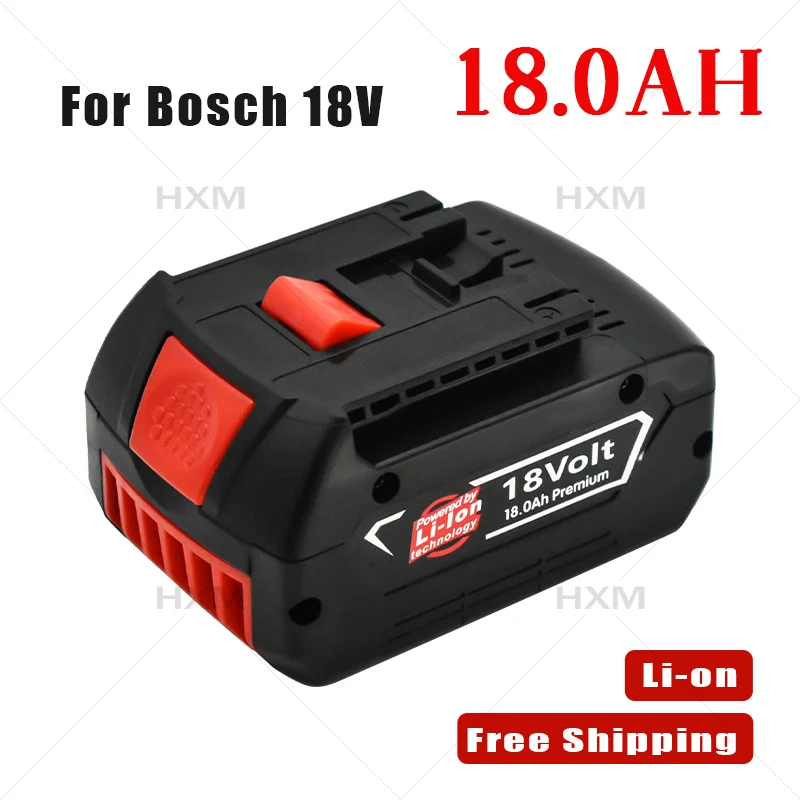 

BAT609 18V 18.0AH Rechargeable Lithium Ion Battery for Bosch Backup Battery Portable Replacement BAT609G BAT618 BAT618G