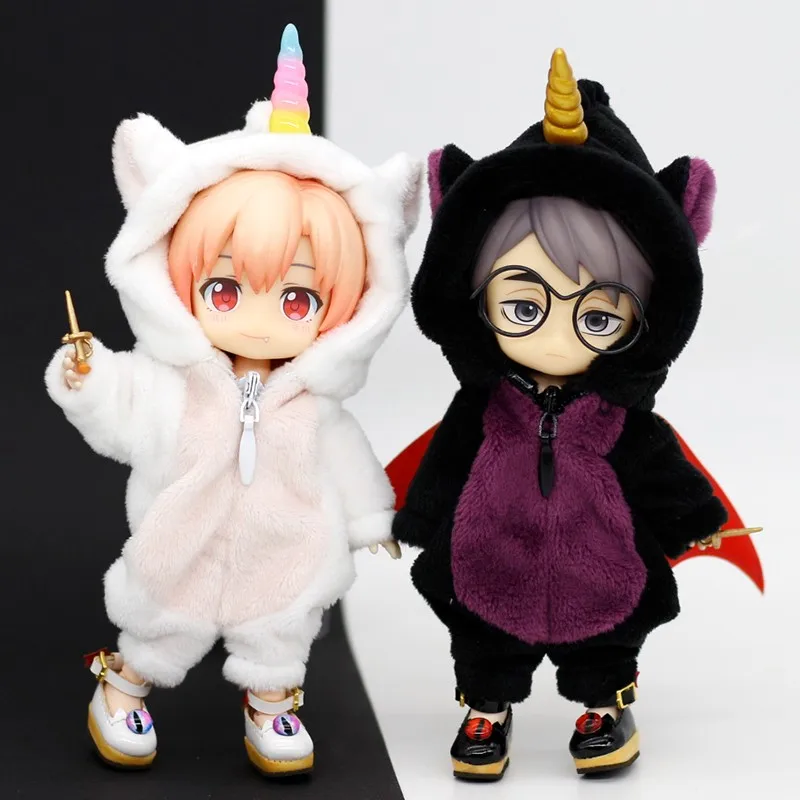 Кукла Ob11 с единорогом, комплект одежды с крыльями, женская кукла для Nendoroid Obitsu11, кукла Молли ими ГК 1/12 Bjd