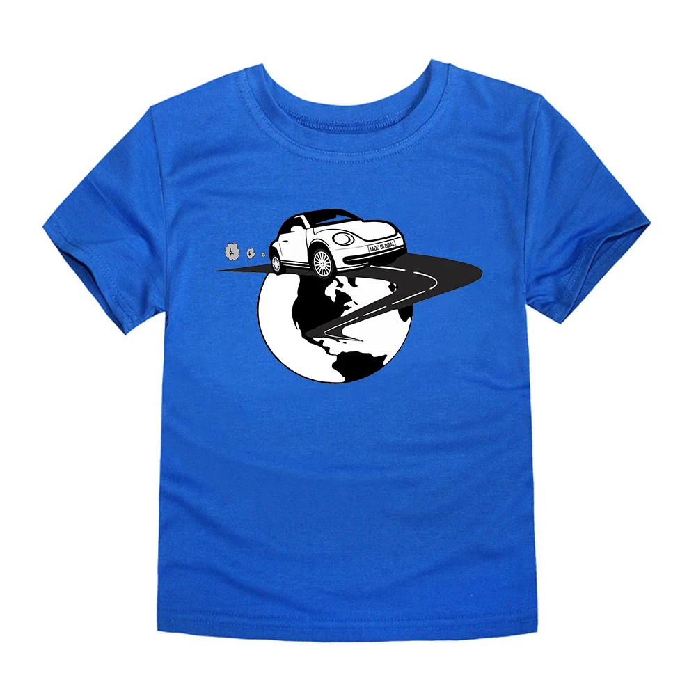 

Футболка детская с круглым вырезом, коротким рукавом и принтом