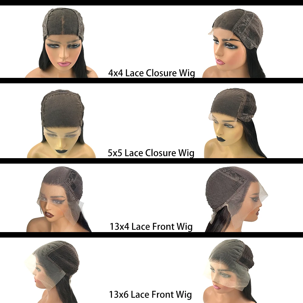 Layered Blunt Cut 13x4 Brazilian Human Hair Wig