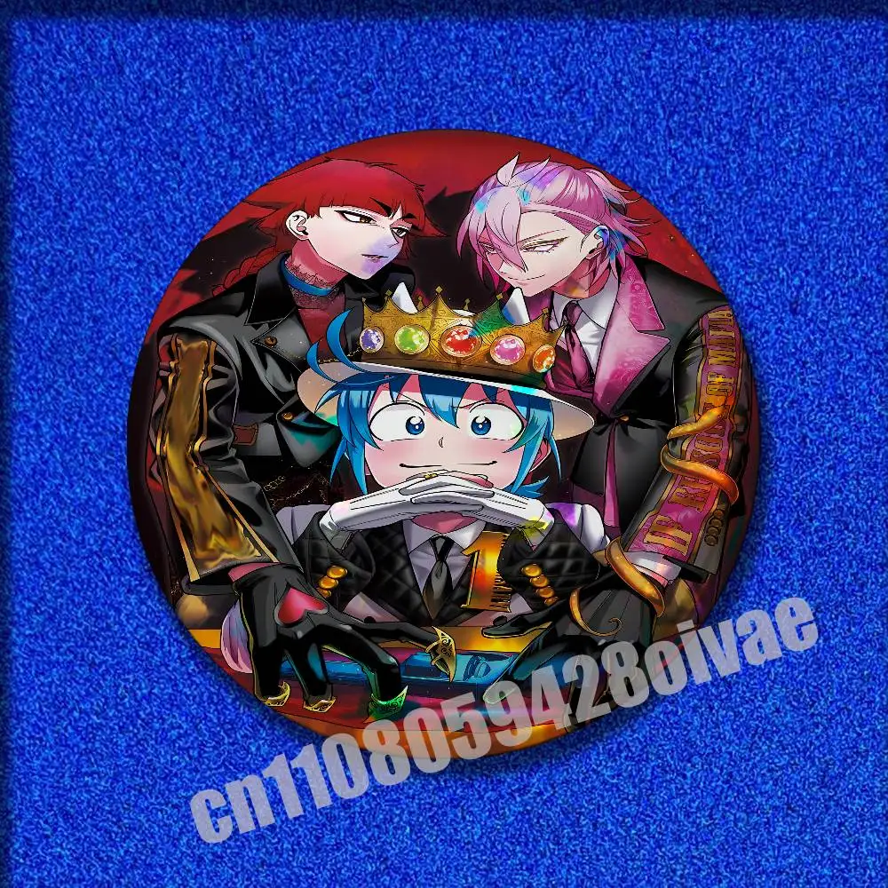 Фото Бейдж-значок W-Welcome to Demon School Iruma-kun Iruma Suzuki, чехол для аксессуаров, украшение, 44 мм, 32 мм, брошь, круглые значки-пуговицы №5