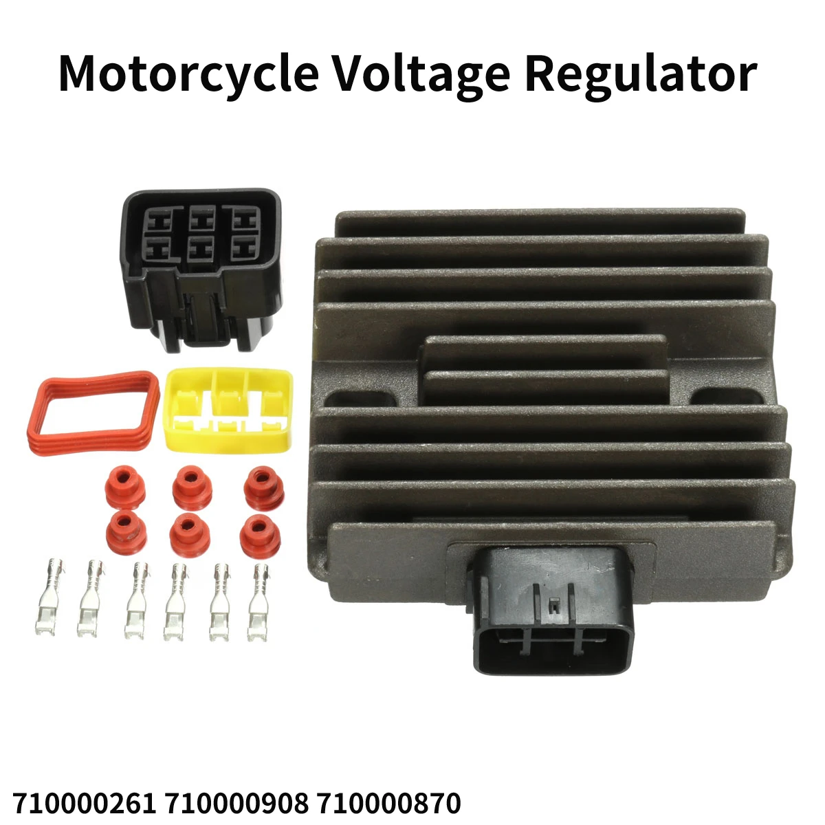 

Metal Motorcycle Voltage Regulator Rectifier For YAMAHA YFZ R6 SR400 Can-Am Outlander Max 400 2x4 4x4 XT 2004 2005 710000261