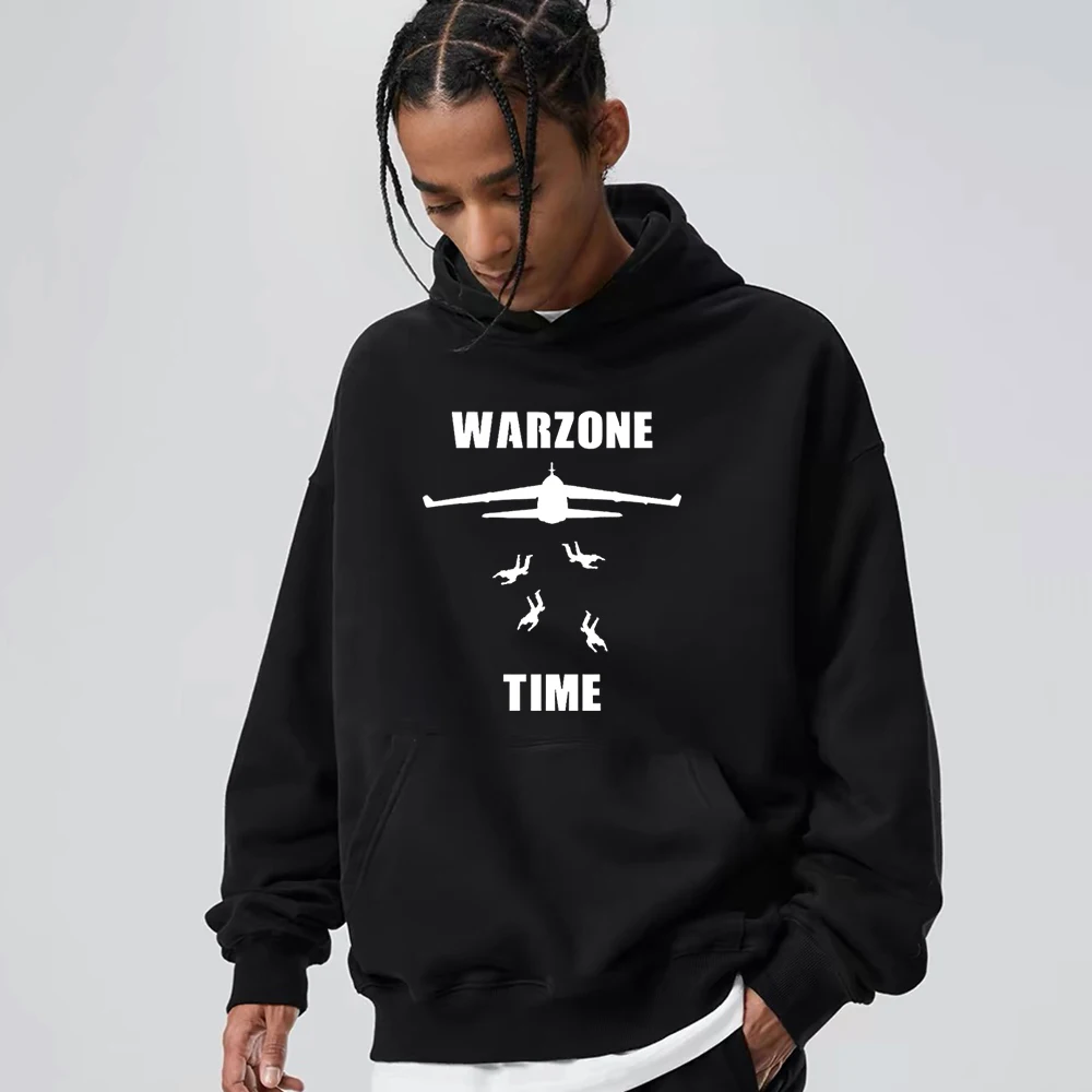 Мужские повседневные пуловеры с рисунком надписи Call of Duty Warzone Мужская одежда