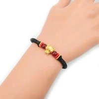 2022 chinese zodiac bracelet for men women jewelry lucky gold tiger bracelet male female new year gift animal accessories l m3x6