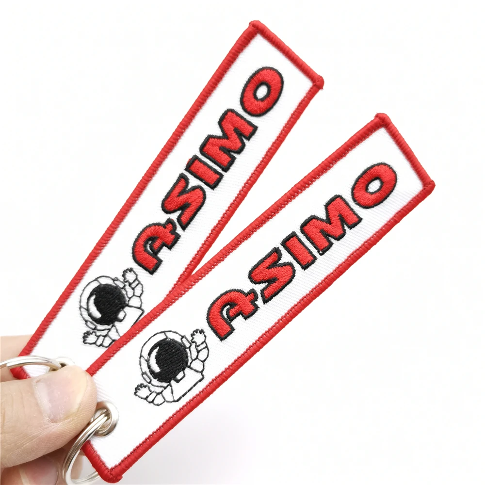 Брелок для ключей ASIMO с вышивкой логотипом автомобиля рюкзак шнурок брелок JDM В