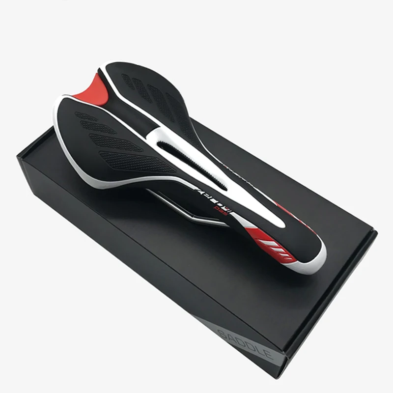 

Triathlon Road Bike Saddle Seat Hollow Mountain Bike Saddle Bicycle Seat Comfortable Man MTB Saddle Cushion Bicycle Parts