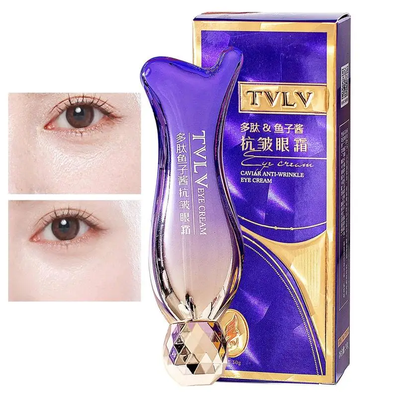 

Peptide Caviar Eye Roller Cream Moisturizing Firming Anti-Wrinkle Roll On Under Eye Cream For Dark Circles Puffiness & Eye Bags