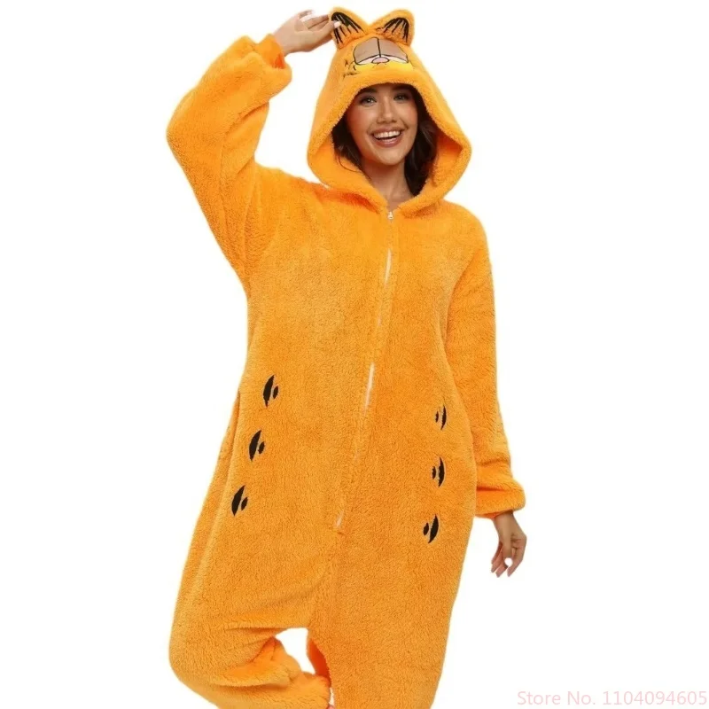 Miniso унисекс костюмы Гарфилда комбинезоны кошки косплей пижамы для взрослых с