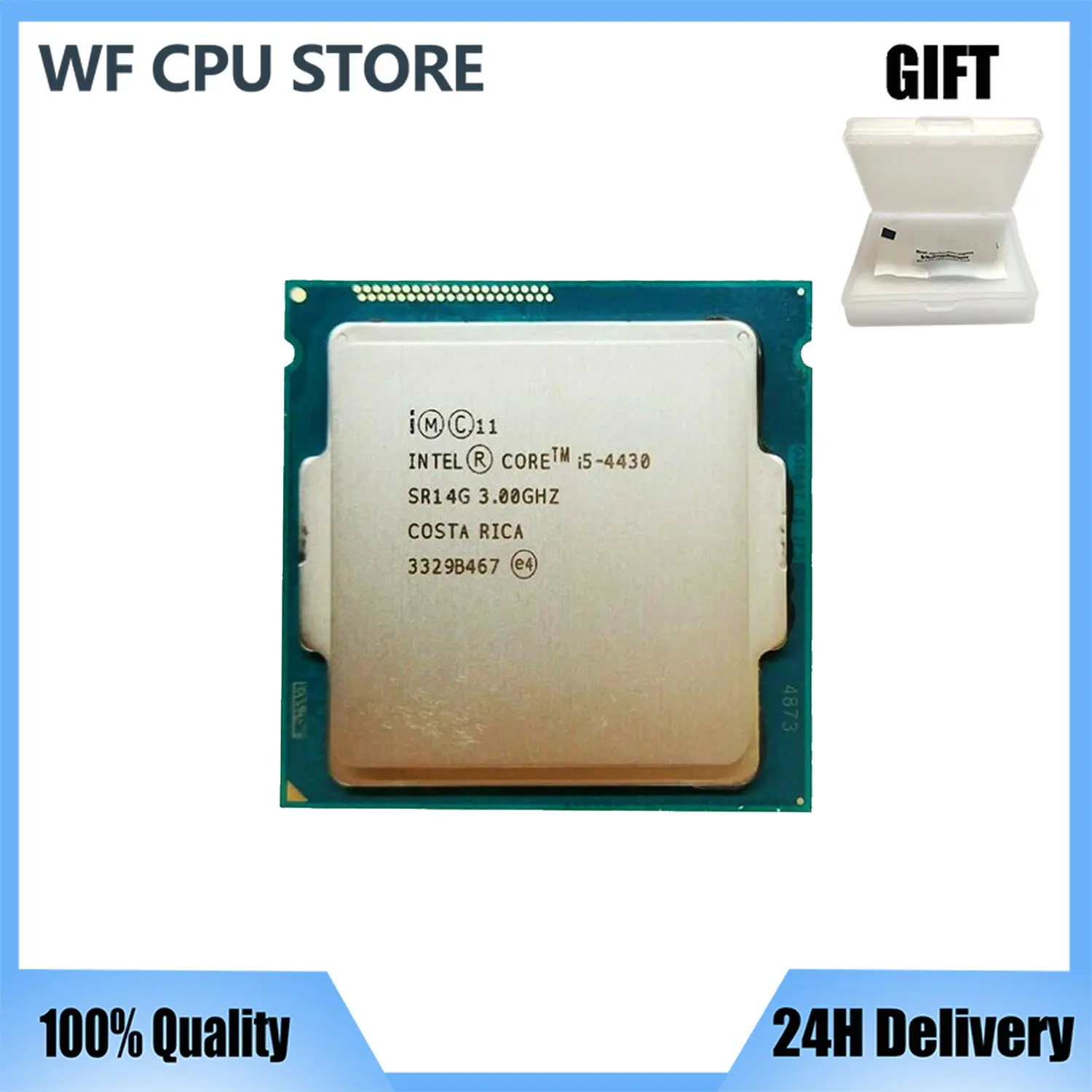 Четырёхъядерный процессор Intel Core i5 4430, 3,0 ГГц, 6 Мб, разъем LGA 1150, SR14G