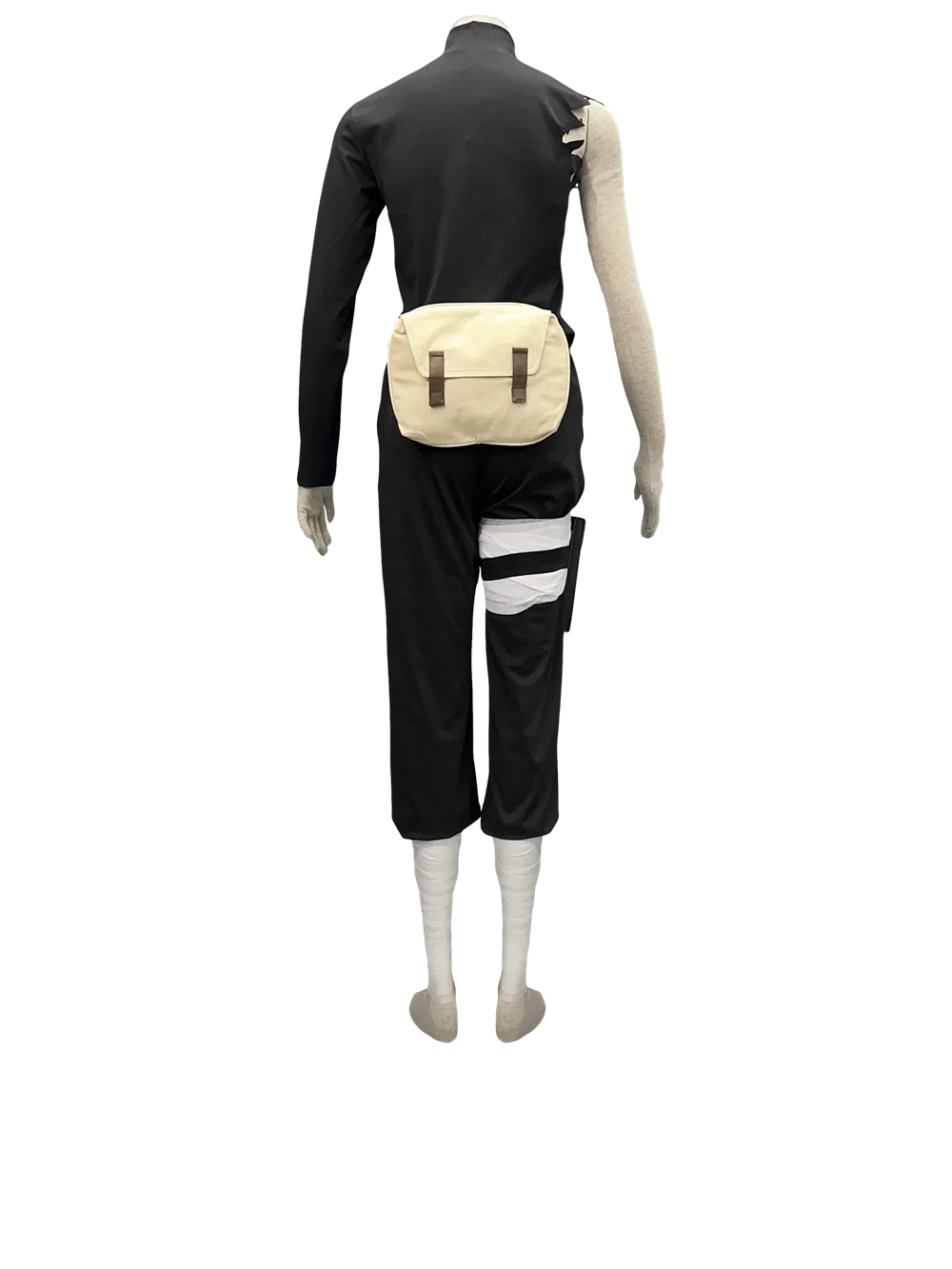 Фото Женский костюм Haruno Ying Ninja для мобильных игр, черная футболка и брюки, размер US, для косплея на Хэллоуин №3