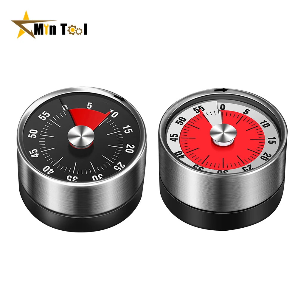 

Mechanical Manual Digital Timer Kitchen Timer Cooking Study Fitness Countdown Alarm Clock Gadget Kitchen Tools Supply