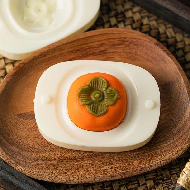 

Fondant Mold Cupcake Jelly Candy Chocolate Decoration Baking Tool Moulds Kitchen Tools Persimmon Pastry Mold Cake Mold 3D Flower