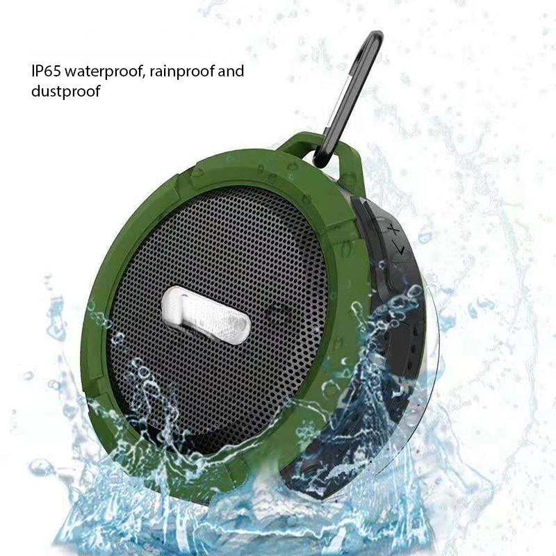 

Column Mini Bluetooth Speaker Waterproof Outdoor Shower Sound Box Wireless Car Subwoofe Loudspeaker For Phone Computer