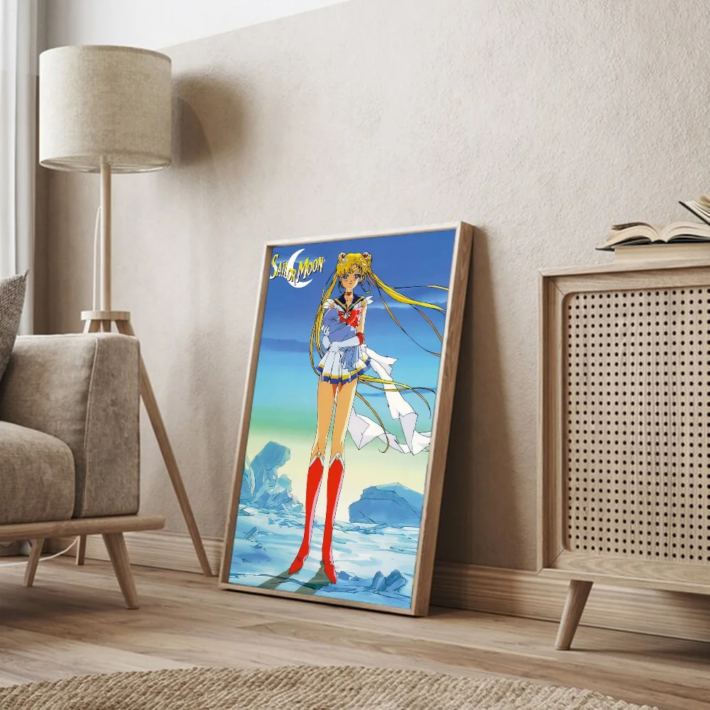 Самоклеящийся Художественный Постер T-Tsuking U-Usagi Современный Стиль Белая Бумага С