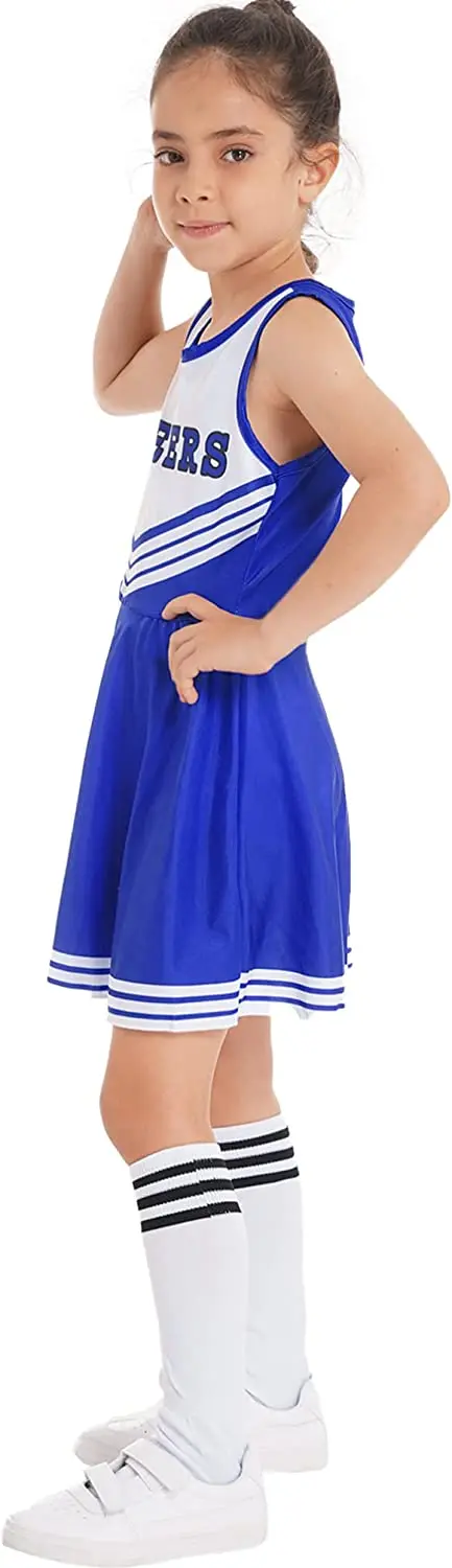 Страшные костюмы для девочек костюм чарлидинга на Хэллоуин косплея