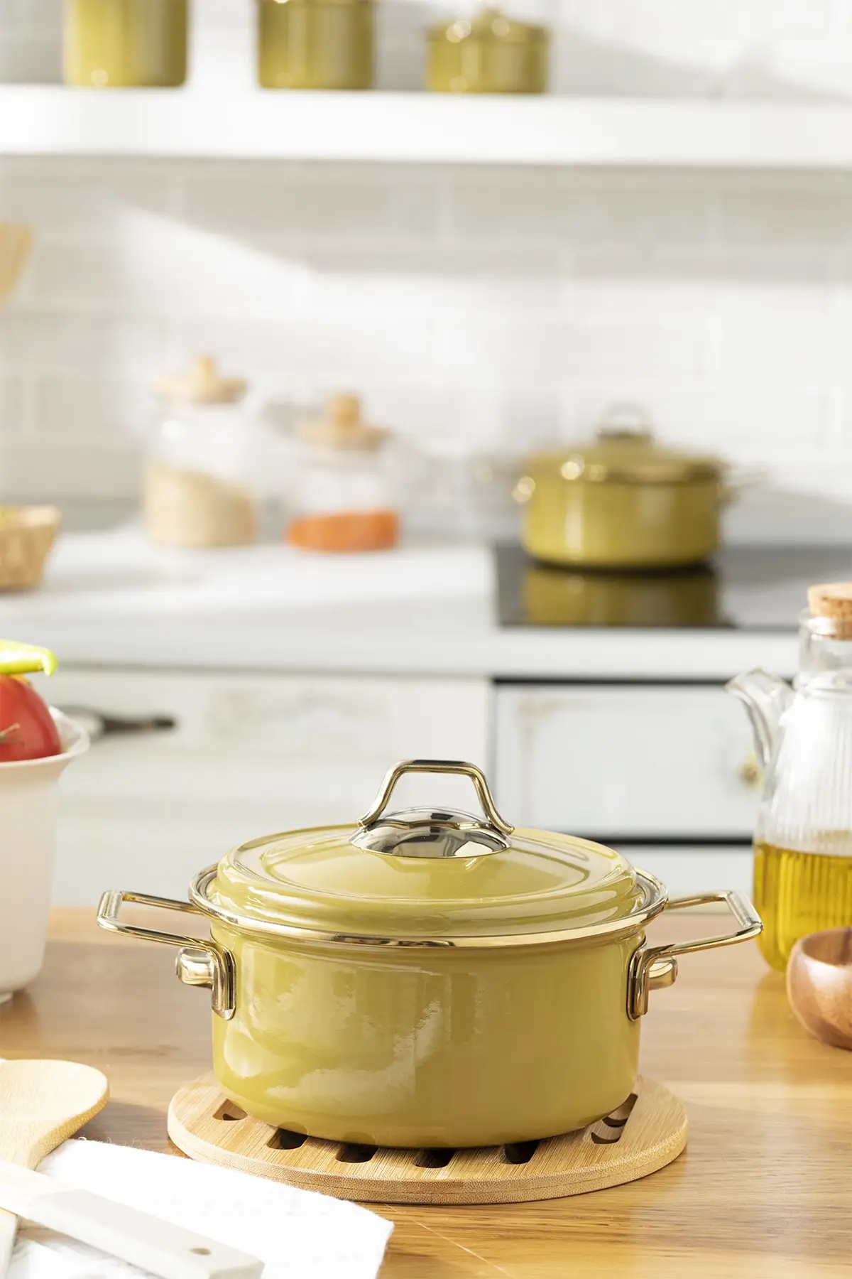 Эмалированная кастрюля Rona диаметром 16 см | Дом и сад