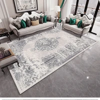 turkish carpet retro european living room rectangle area rugs persian non slip bedroom sofa area soft home american decor mat