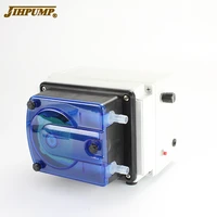 small filling peristaltic pump 110v 220v stepper motor for liquid dispensing with silicone tubing