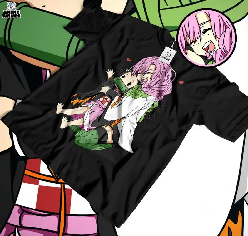 Футболка унисекс Taisho Era Fighter-Аниме Манга одежда японское кимоно цветочный дизайн