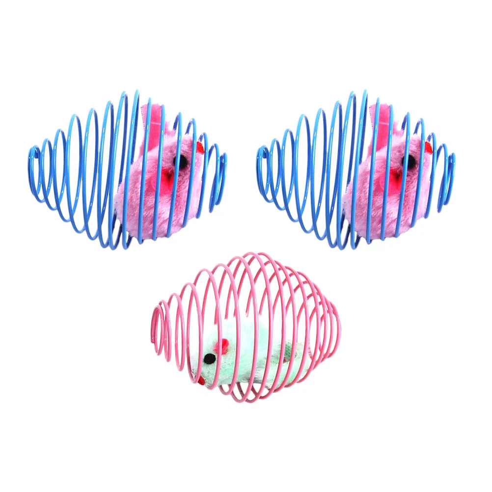 

3pcs Fancy Puppy Springy Cat Springs for Cats Cat Interactive Stuffed Cat
