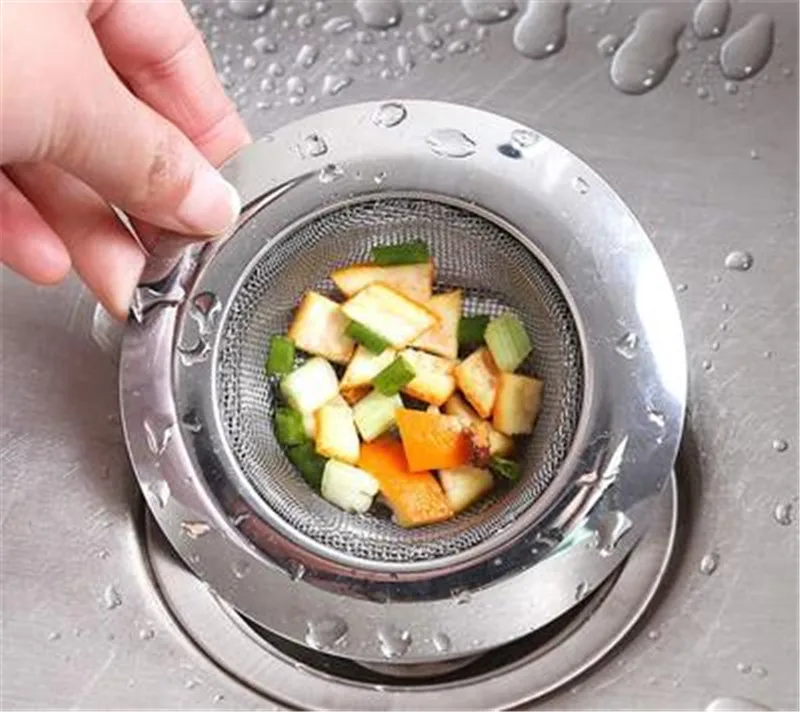 

Hair Catcher Stopper Stainless Steel Bathtub Shower Drain Hole Filter Trap Metal Wire Sink Strainer Kitchen Bathroom Accessories
