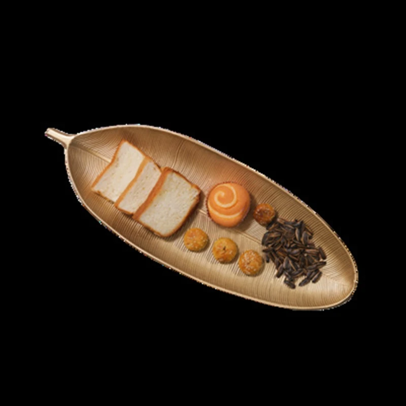 Декоративный поднос в скандинавском стиле сервировочный лоток форме золотых