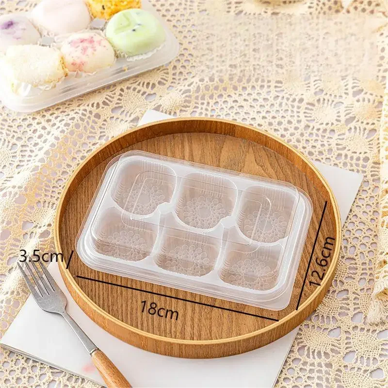 

Прозрачные пластиковые коробки для выпечки 50 шт.