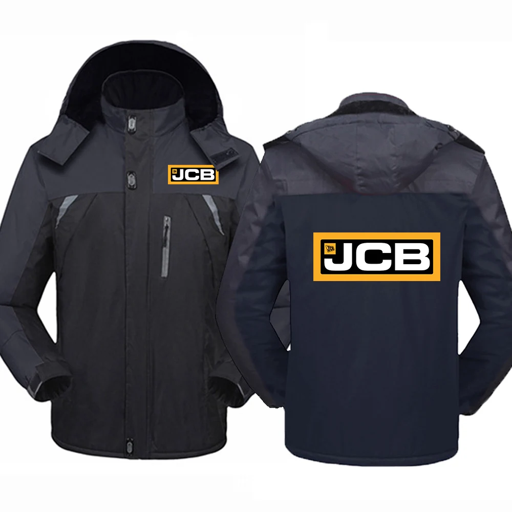 

2022 Midnight Star Excavator Jcb New Harajuku Men Winter Jacket Coat Waterproof Hooded Thick Warm Cotton Windproof Outerwear Top