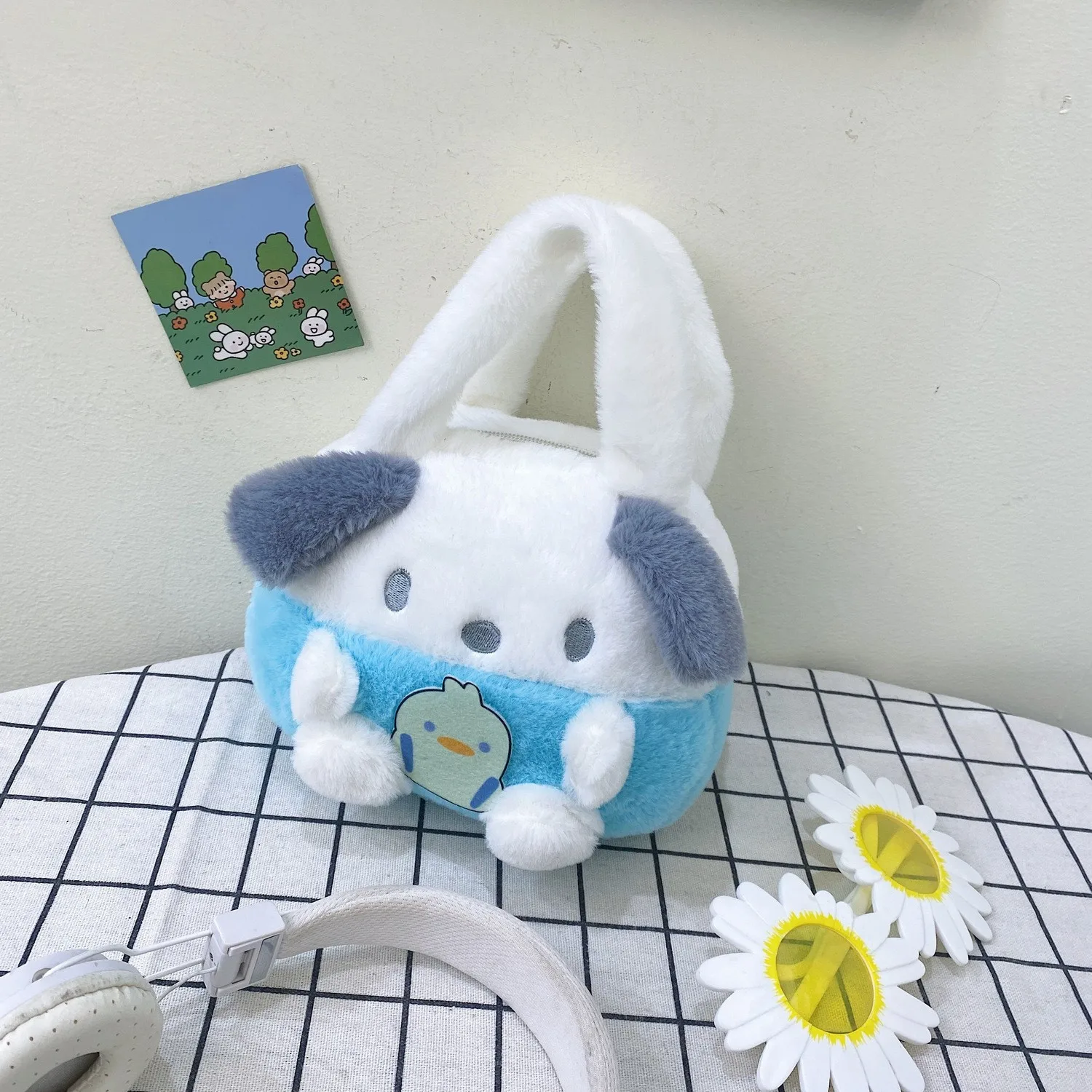 MINISO милый детский рюкзак с героями мультфильмов мягкий плюшевый Kuromi аниме Melody