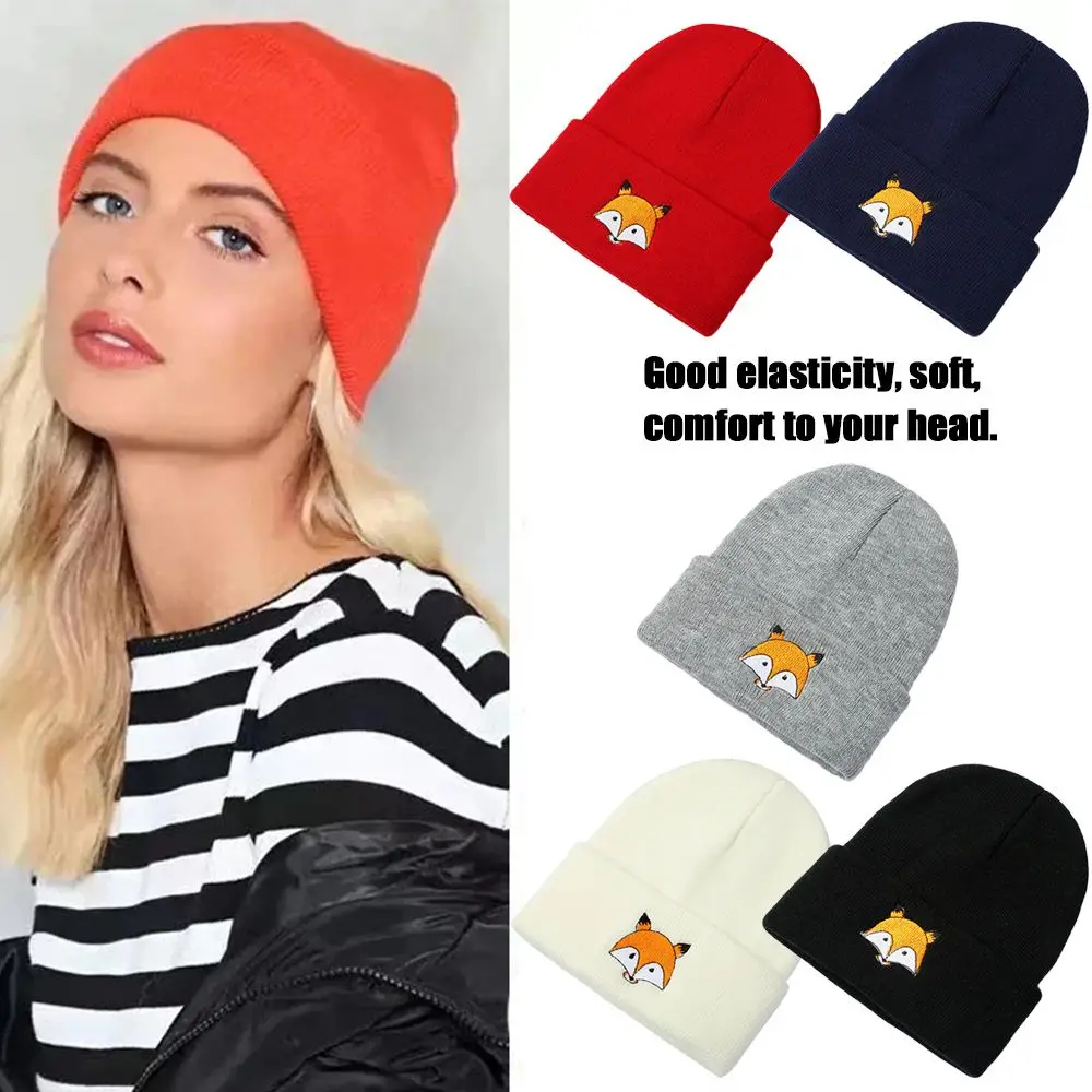 

Высококачественные Новые однотонные милые женские/мужские женские облегающие шапки, теплая шапочка, вязаные облегающие шапки, зимние осенние шапки